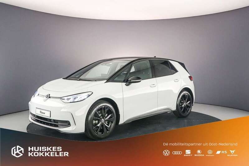Wit Nieuw 2025 VW ID.3 Black Edition Hatchback | € 31.145 (Eerlijke prijs) - Afbeelding 1/4