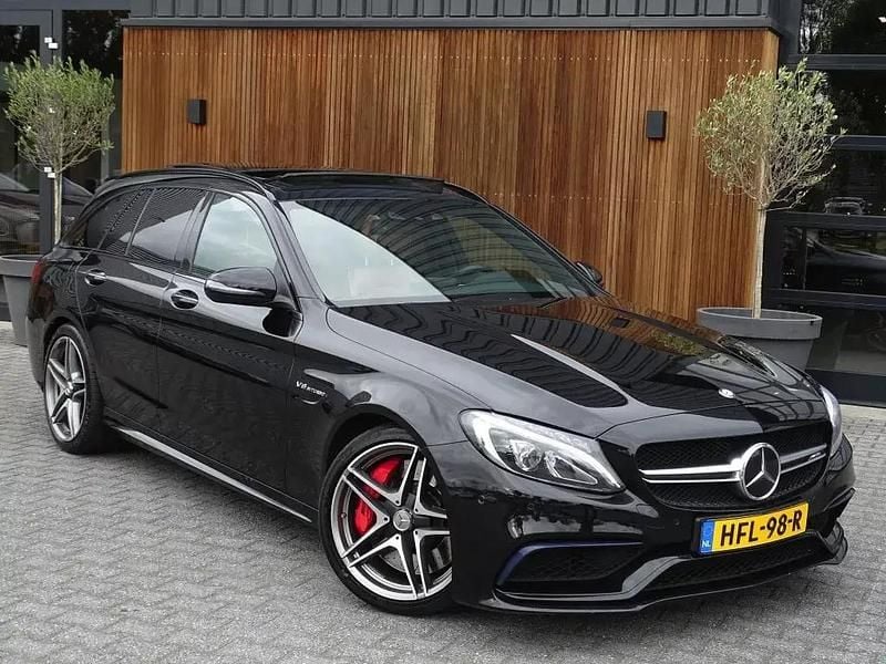 Zwart Gebruikt 2015 Mercedes C63 AMG AMG Stationwagen | € 37.995 (Super prijs) - Afbeelding 1/4