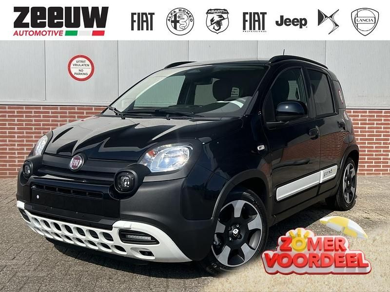 Zwart Nieuw 2024 Fiat Panda Hatchback | € 22.900 (Iets duurder) - Afbeelding 1/4