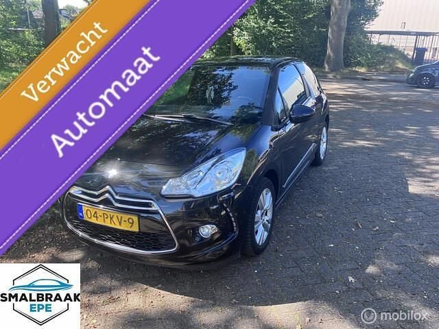 Zwart Gebruikt 2011 Citroën DS3 So Chic Hatchback | € 5.445 (Eerlijke prijs) - Afbeelding 1/4