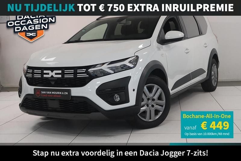Wit Gebruikt 2023 Dacia Jogger Expression MPV | € 18.595 (Eerlijke prijs) - Afbeelding 1/4