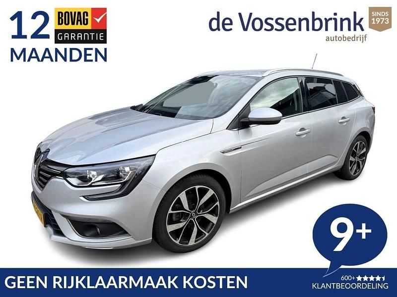 Grijs (metallic) Gebruikt 2018 Renault Mégane GrandTour Bose Edition Stationwagen | € 13.950 (Eerlijke prijs) - Afbeelding 1/4
