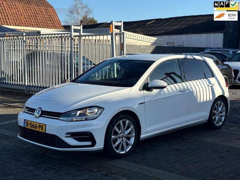 Wit Gebruikt 2019 VW Golf VII R-line Stationwagen | € 13.950 (Goede deal) - Afbeelding 1/4