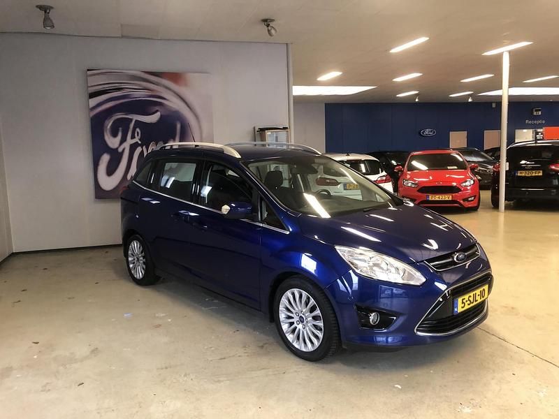 Occasion Ford Grand C-Max Titanium 125 PK (91 kW) 2013 Blauw MPV