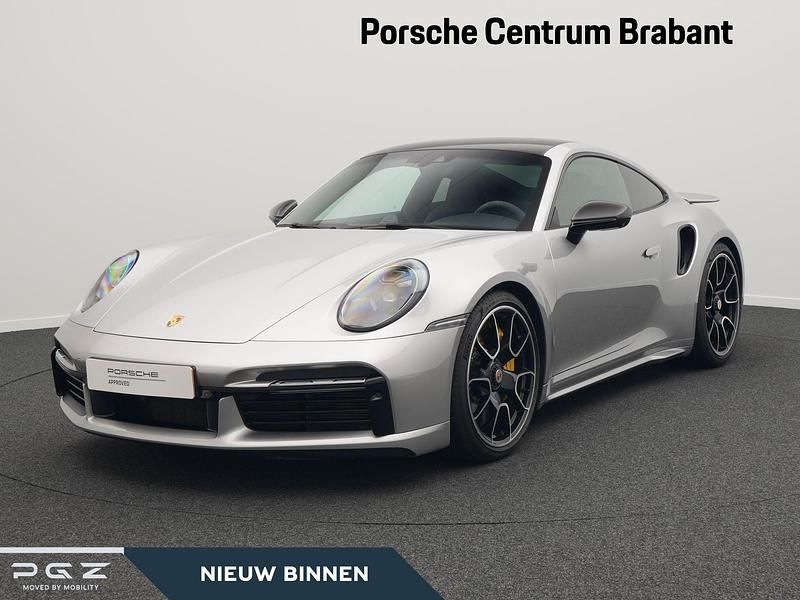 Grijs Gebruikt 2021 Porsche 911 Turbo S Coupé | € 229.750 - Afbeelding 1/4