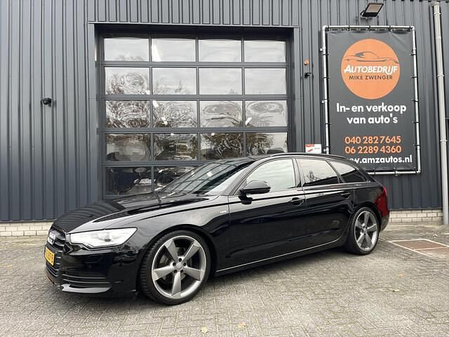 Occasion Audi A6 S-Line 180 PK (132 kW) 2012 Zwart Stationwagen