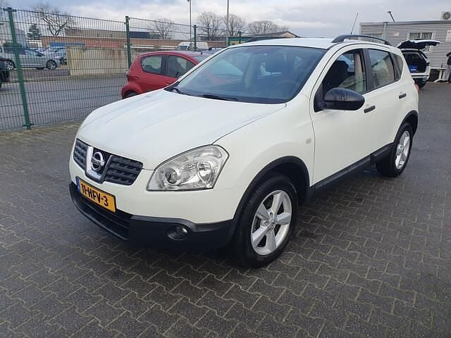 Wit (metallic) Gebruikt 2008 Nissan Qashqai Visia SUV | € 4.499 (Eerlijke prijs) - Afbeelding 1/4