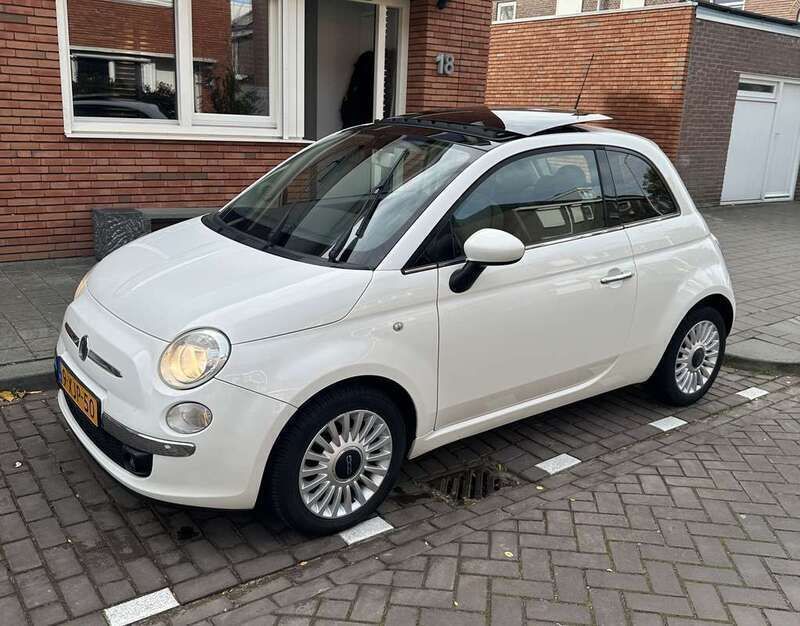 Wit Gebruikt 2008 Fiat 500 Hatchback | € 3.950 (Iets duurder) - Afbeelding 1/4