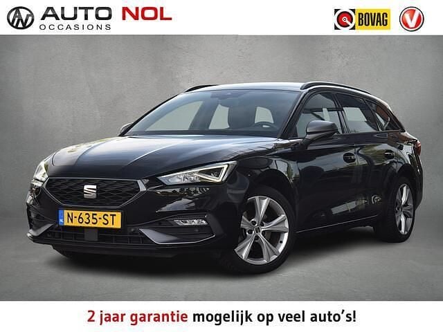 Zwart Gebruikt 2022 Seat Leon Business Stationwagen | € 22.450 (Eerlijke prijs) - Afbeelding 1/4
