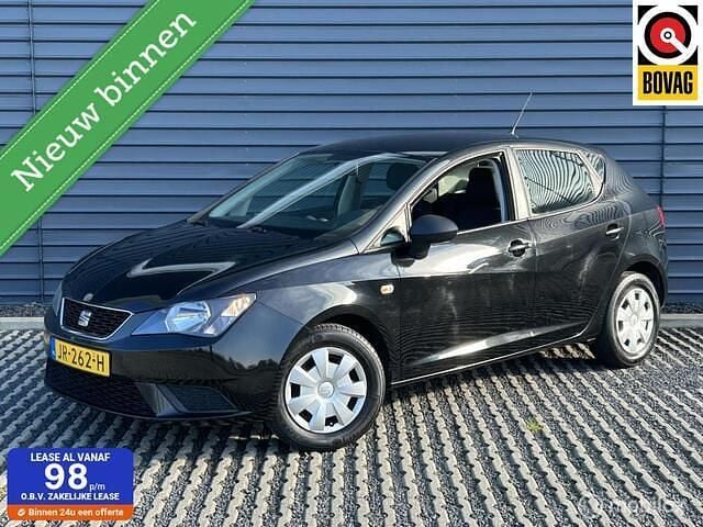 Zwart Gebruikt 2015 Seat Ibiza Reference Hatchback | € 5.950 (Eerlijke prijs) - Afbeelding 1/4
