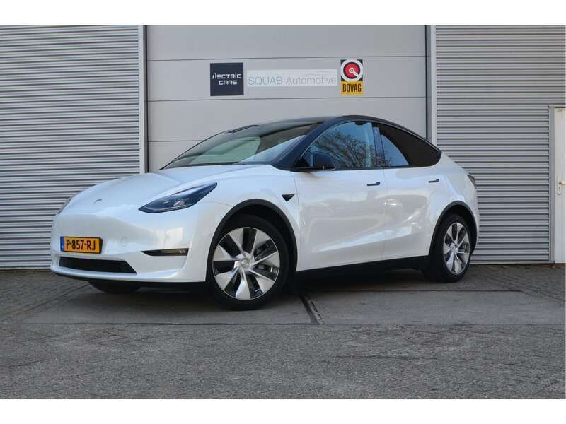 Wit Gebruikt 2022 Tesla Model Y Long Range SUV | € 36.999 (Iets duurder) - Afbeelding 1/4