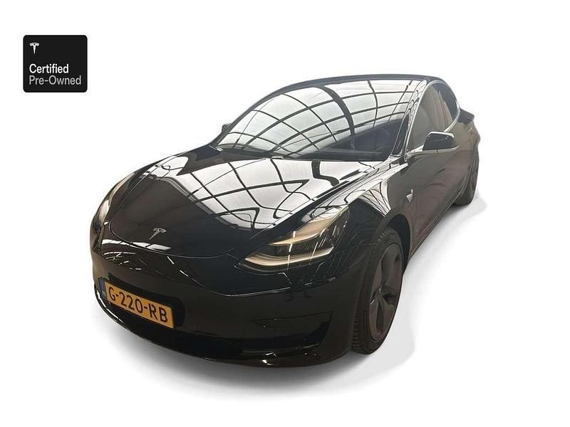 Zwart Gebruikt 2019 Tesla Model 3 Standard Range Sedan | € 22.200 (Eerlijke prijs) - Afbeelding 1/4