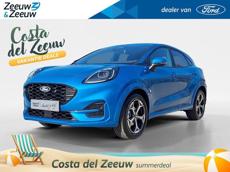 Blauw Nieuw 2025 Ford Puma ST-Line SUV | € 32.540 (Eerlijke prijs) - Afbeelding 1/4