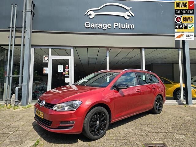 Rood Gebruikt 2014 VW Golf VII Edition Stationwagen | € 8.940 (Eerlijke prijs) - Afbeelding 1/4