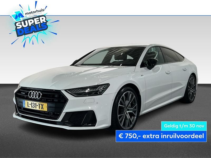 Wit Gebruikt 2021 Audi A7 Sportback Proline Hatchback | € 48.990 - Afbeelding 1/4