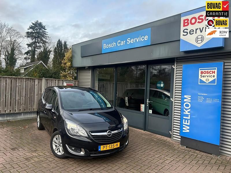 Zwart (metallic) Gebruikt 2016 Opel Meriva MPV | € 7.950 (Eerlijke prijs) - Afbeelding 1/4