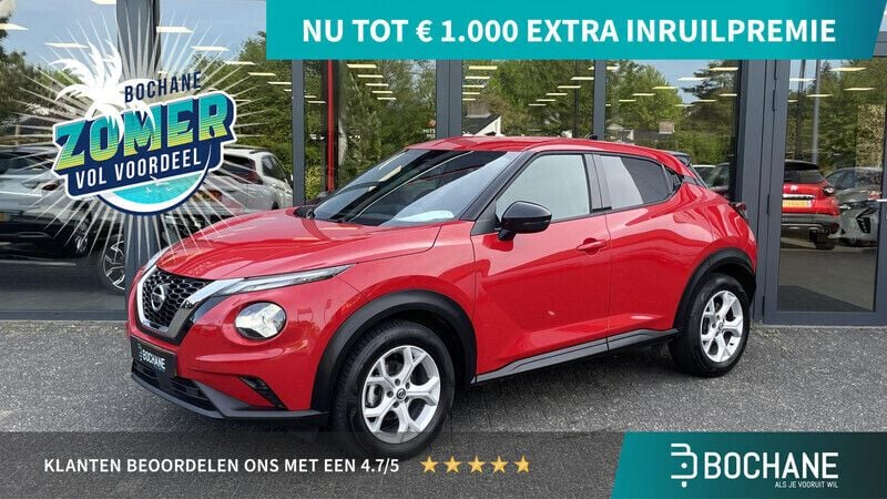 Rood Gebruikt 2020 Nissan Juke N-Connecta SUV | € 19.695 (Goede deal) - Afbeelding 1/4