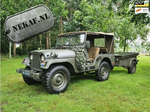 Groen Gebruikt 1956 Jeep Willys | € 22.750 - Afbeelding 1/4