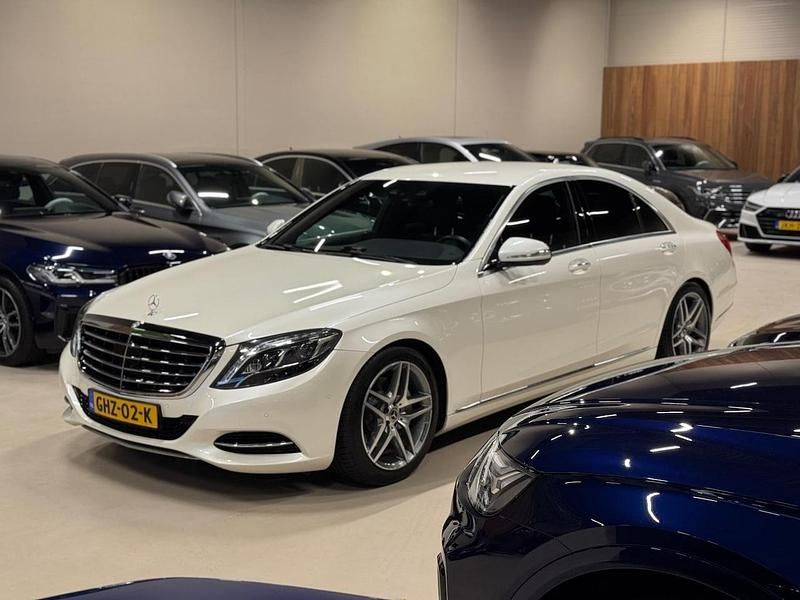 Wit (metallic) Gebruikt 2014 Mercedes S400 Prestige Sedan | € 36.500 (Iets duurder) - Afbeelding 1/4