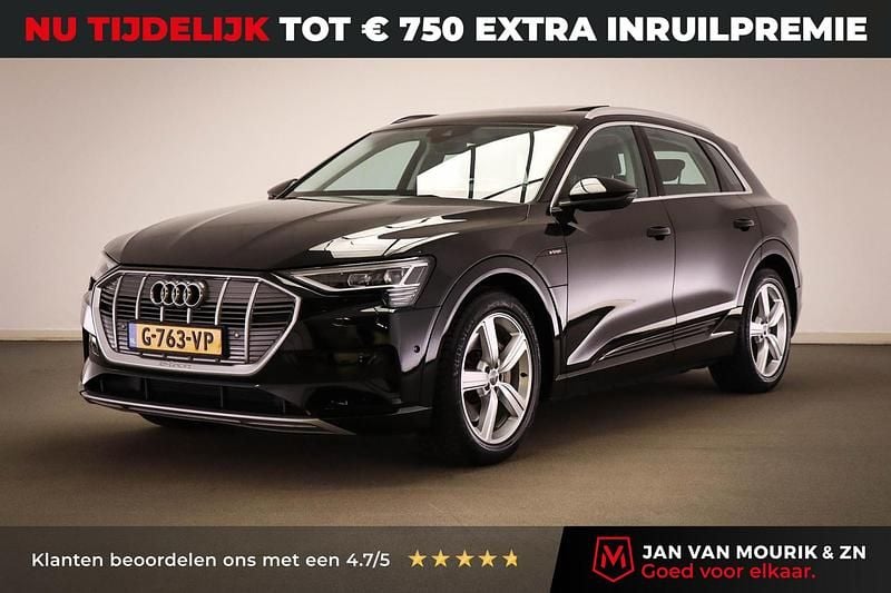 Zwart Gebruikt 2019 Audi e-tron SUV | € 22.695 (Eerlijke prijs) - Afbeelding 1/4