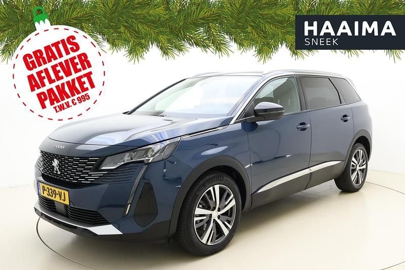 Blauw Gebruikt 2022 Peugeot 5008 Allure MPV | € 27.945 (Iets duurder) - Afbeelding 1/4