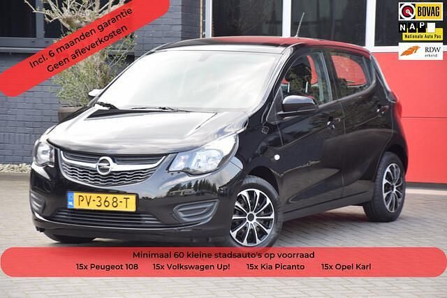 Zwart Gebruikt 2017 Opel Karl Edition Hatchback | € 4.995 (Goede deal) - Afbeelding 1/4