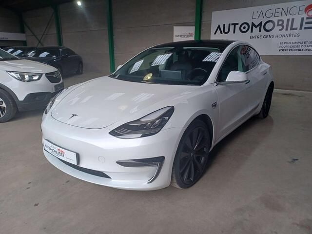 Wit Gebruikt 2020 Tesla Model 3 Performance Sedan | € 35.490 - Afbeelding 1/4