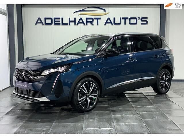 Blauw Gebruikt 2020 Peugeot 5008 GT-line MPV | € 24.950 (Eerlijke prijs) - Afbeelding 1/4