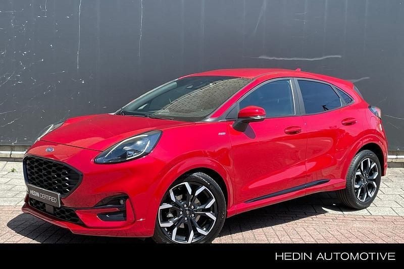 Rood Gebruikt 2021 Ford Puma ST-Line X SUV | € 17.945 (Super prijs) - Afbeelding 1/4