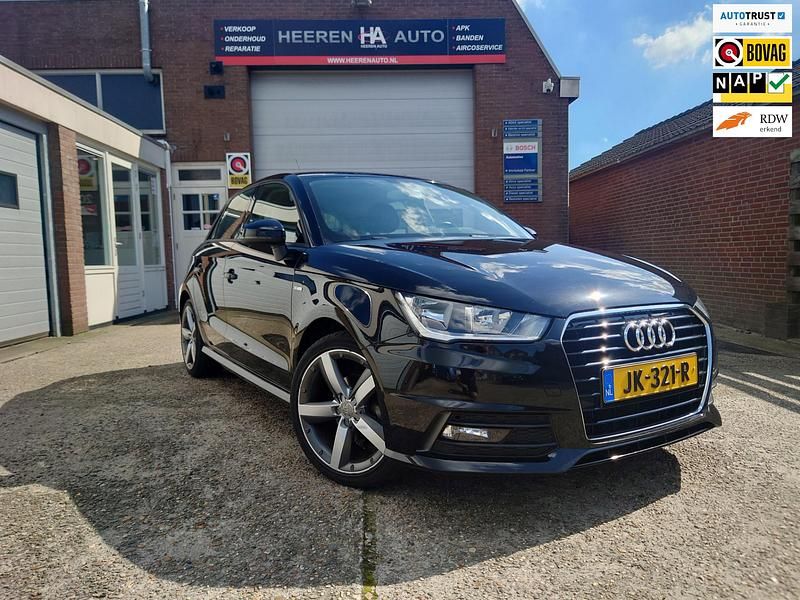 Zwart Gebruikt 2016 Audi A1 Sportback S-Line Hatchback | € 11.950 (Eerlijke prijs) - Afbeelding 1/4