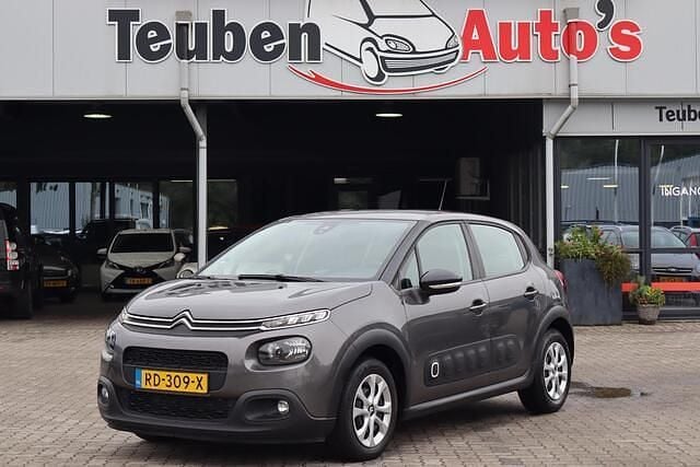 Grijs Gebruikt 2017 Citroën C3 Feel Hatchback | € 7.495 (Iets duurder) - Afbeelding 1/4