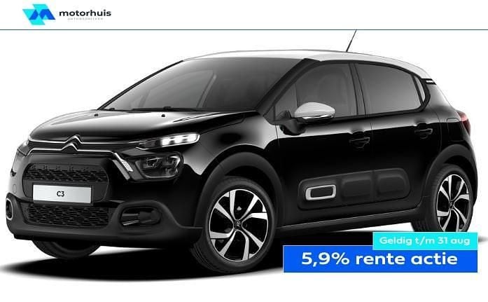 Zwart, metallic lak Gebruikt 2024 Citroën C3 PureTech Hatchback | € 23.440 (Eerlijke prijs) - Afbeelding 1/4