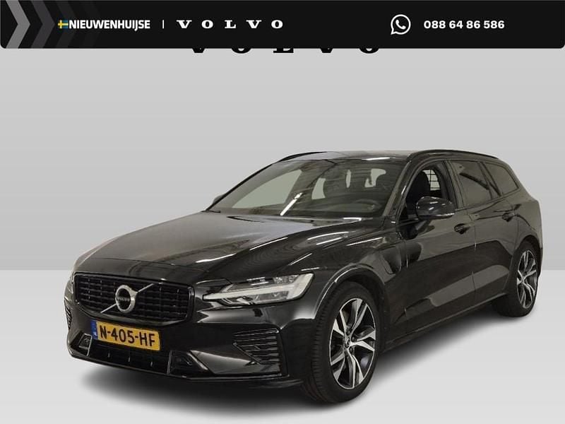 Zwart Gebruikt 2021 Volvo V60 R-Design Stationwagen | € 32.899 (Iets duurder) - Afbeelding 1/4