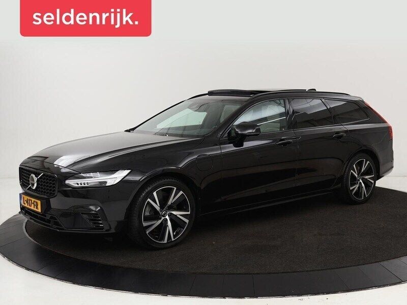 Zwart Gebruikt 2021 Volvo V90 R-Design Stationwagen | € 30.900 (Goede deal) - Afbeelding 1/4