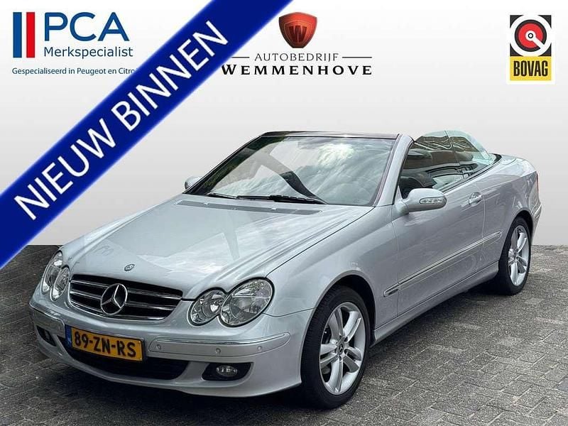 Grijs Gebruikt 2008 Mercedes CLK200 Avantgarde Cabriolet | € 12.600 (Iets duurder) - Afbeelding 1/4