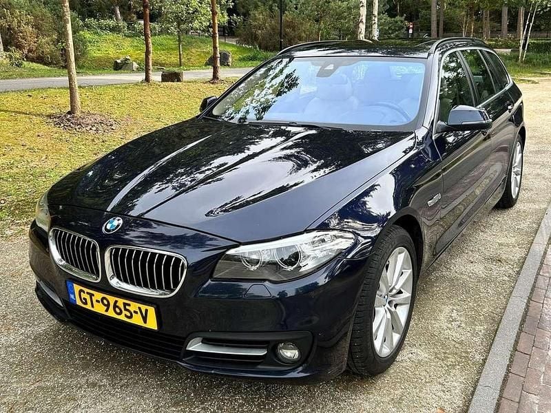 Blauw Gebruikt 2014 BMW 528 Executive Stationwagen | € 9.000 (Super prijs) - Afbeelding 1/4