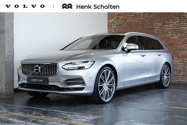 Grijs Gebruikt 2017 Volvo V90 Momentum Stationwagen | € 29.950 (Duur) - Afbeelding 1/4