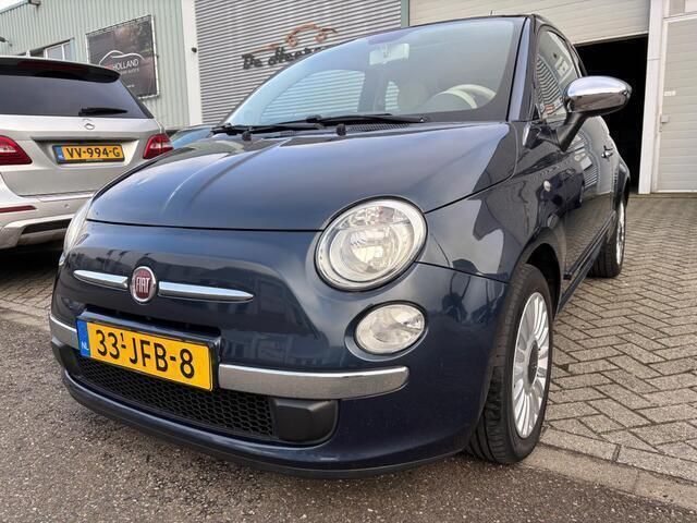 Blauw Gebruikt 2009 Fiat 500 Lounge Hatchback | € 2.990 (Eerlijke prijs) - Afbeelding 1/4