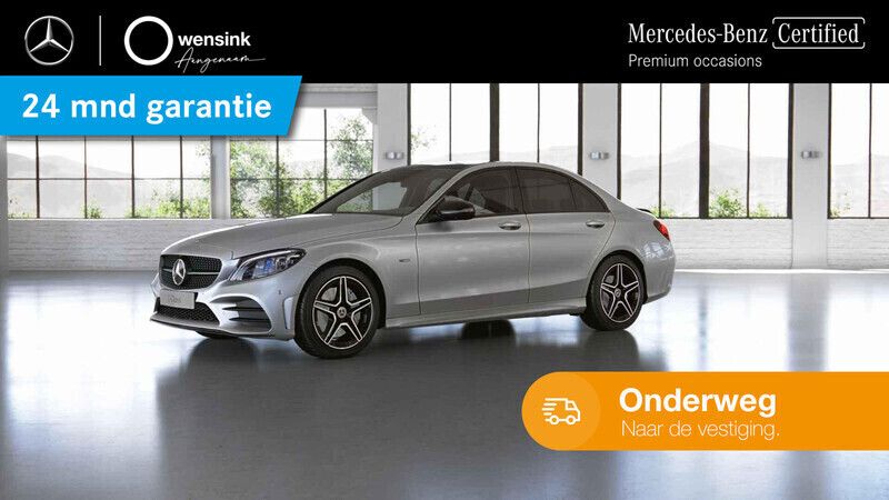 Zilver, metallic lak Gebruikt 2021 Mercedes C300e Business Sedan | € 35.850 (Eerlijke prijs) - Afbeelding 1/4