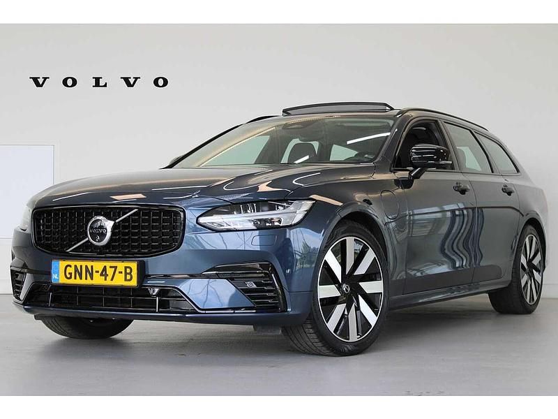 Blauw Gebruikt 2024 Volvo V90 Ultra Stationwagen | € 53.900 (Eerlijke prijs) - Afbeelding 1/4