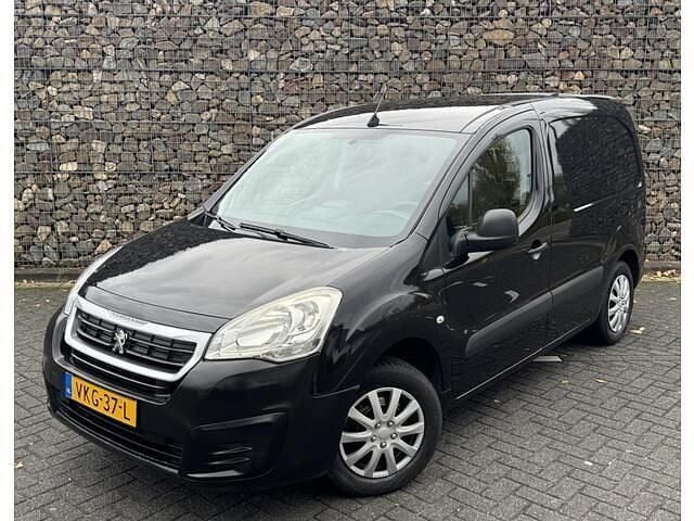 Zwart Gebruikt 2017 Peugeot Partner Van | € 7.995 (Super prijs) - Afbeelding 1/4