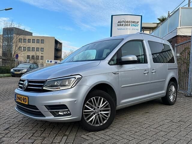 Grijs Gebruikt 2018 VW Caddy Highline MPV | € 20.990 (Super prijs) - Afbeelding 1/3