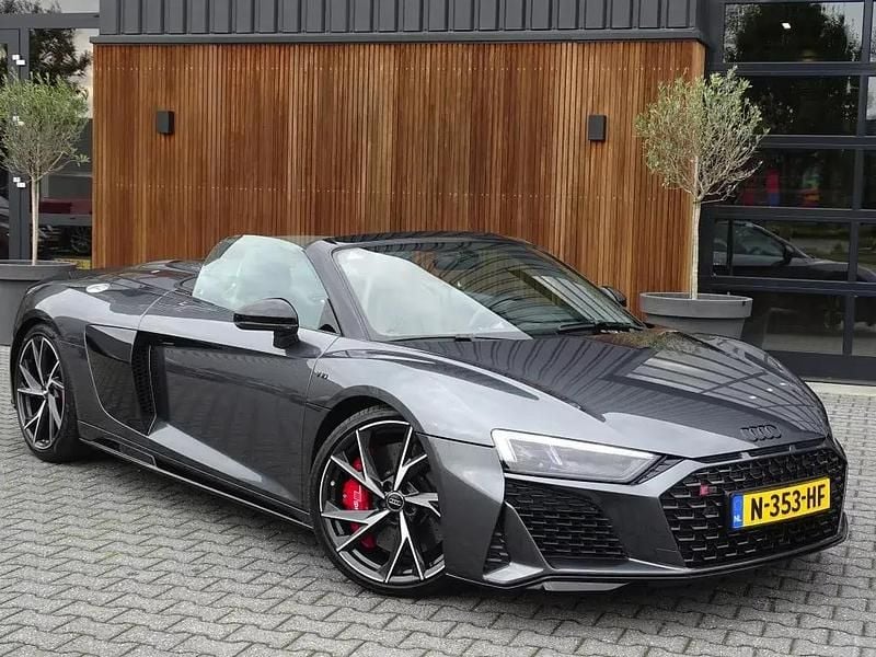 Grijs Gebruikt 2019 Audi R8 Spyder Performance Cabriolet | € 159.995 - Afbeelding 1/4