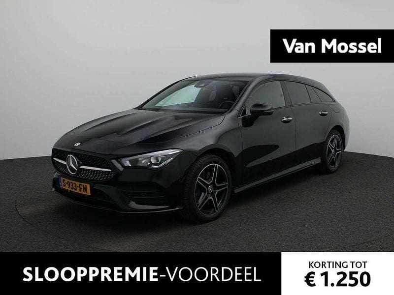 Zwart Gebruikt 2023 Mercedes CLA250e Shooting Brake AMG line Stationwagen | € 26.900 (Super prijs) - Afbeelding 1/3