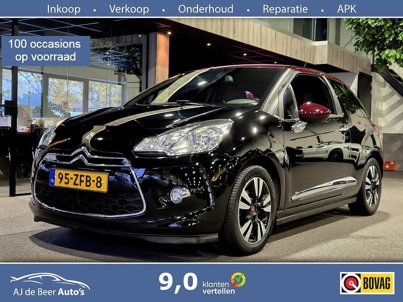 Zwart Gebruikt 2012 Citroën DS3 So Chic Hatchback | € 5.990 (Eerlijke prijs) - Afbeelding 1/4