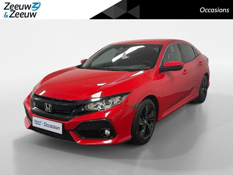 Rood Occasion 2019 Honda Civic Elegance Hatchback | € 16.435 (Goede deal) - Afbeelding 1/4