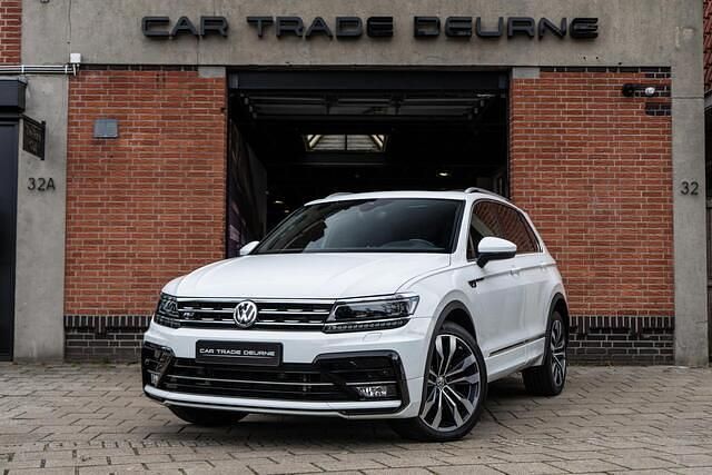 Wit Gebruikt 2018 VW Tiguan R-line SUV | € 34.950 (Duur) - Afbeelding 1/4