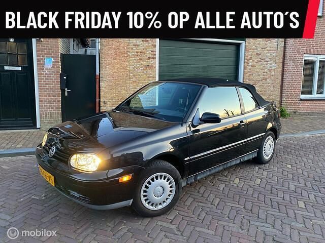 Zwart Gebruikt 1999 VW Golf Highline Cabriolet | € 2.995 (Iets duurder) - Afbeelding 1/4