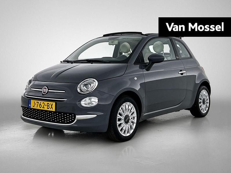 Grijs Gebruikt 2020 Fiat 500C Lounge Cabriolet | € 13.440 (Eerlijke prijs) - Afbeelding 1/4