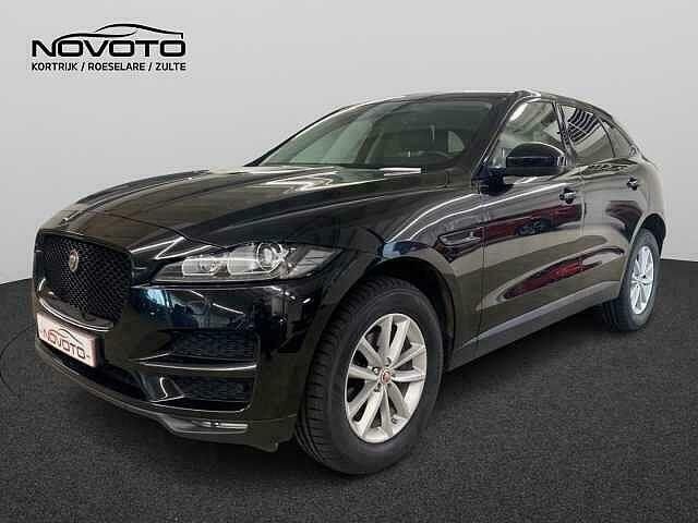 Zwart Gebruikt 2017 Jaguar F-Pace Portfolio SUV | € 26.490 (Super prijs) - Afbeelding 1/4